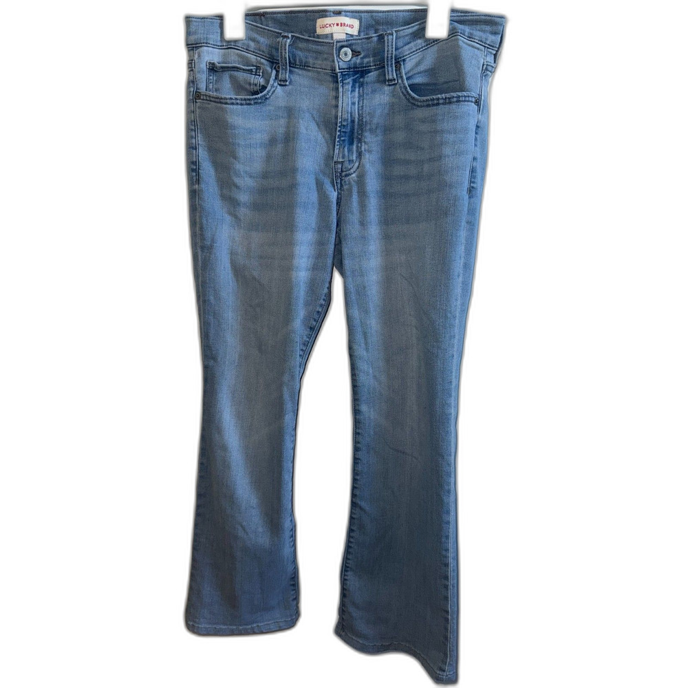 Lucky Brand Sweet Mid Rise Bootcut Jeans Size 10/30A Blue Light Wash Denim